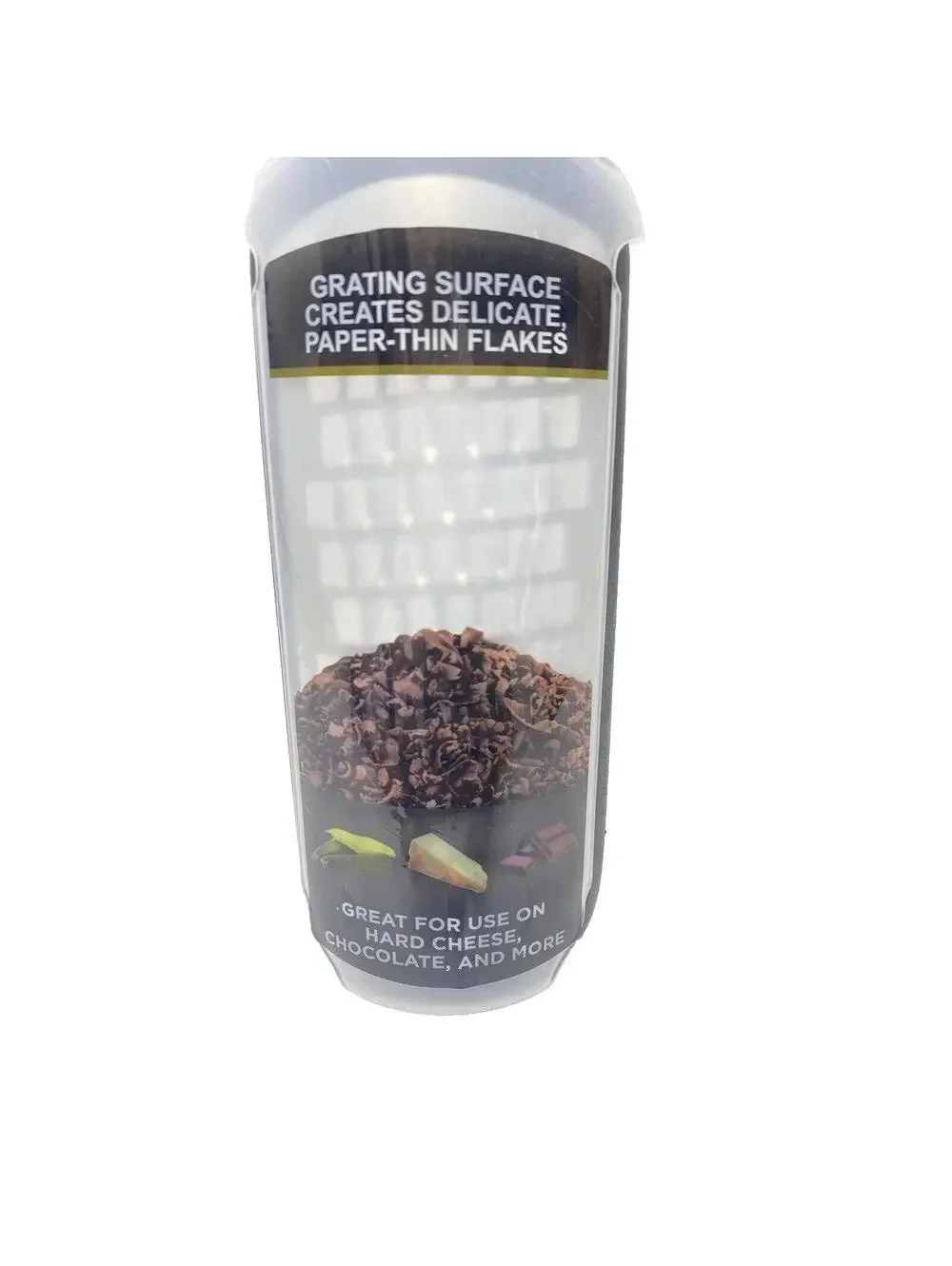 Sabatier Handheld Grater Black Fine Flake Kitchen Tool for Cheese Chocolate New
